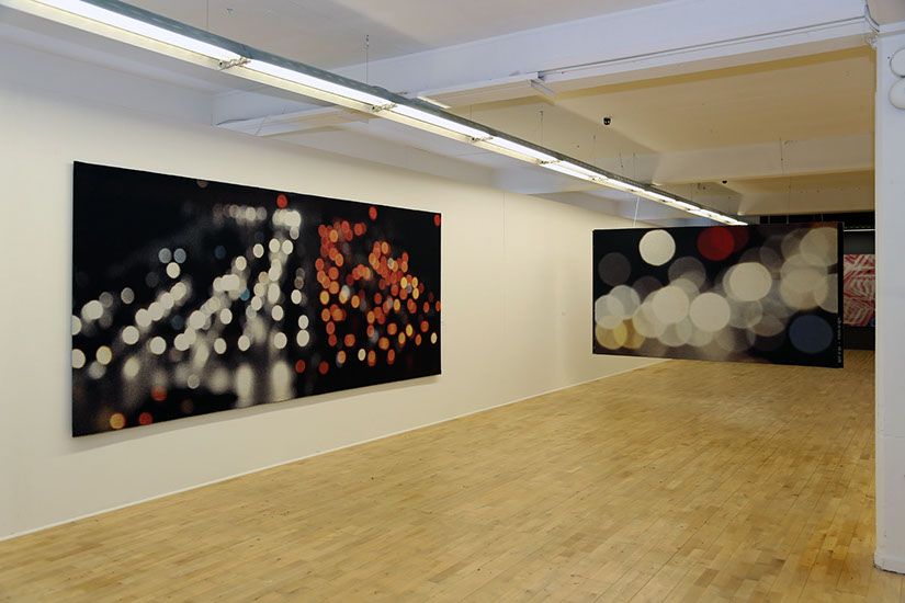 'Out of pixels' Nordic Textile Award 2017 exhibition view from Abecita artmuseum in Boraas Sweden