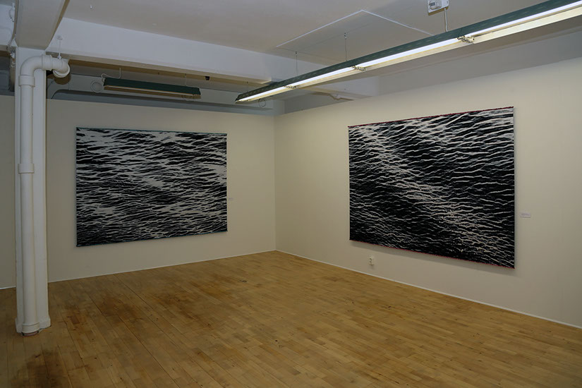 'Out of pixels' Nordic Textile Award 2017 exhibition view from Abecita artmuseum in Boraas Sweden