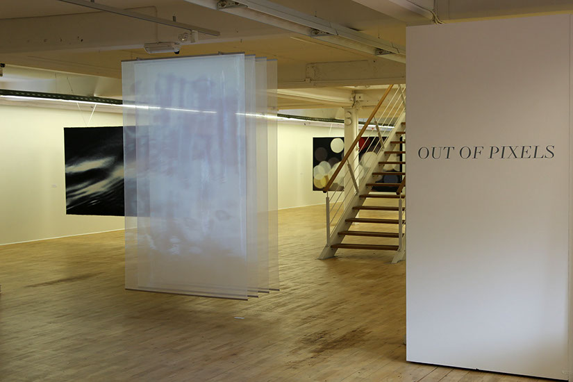 'Out of pixels' Nordic Textile Award 2017 exhibition view from Abecita artmuseum in Boraas Sweden