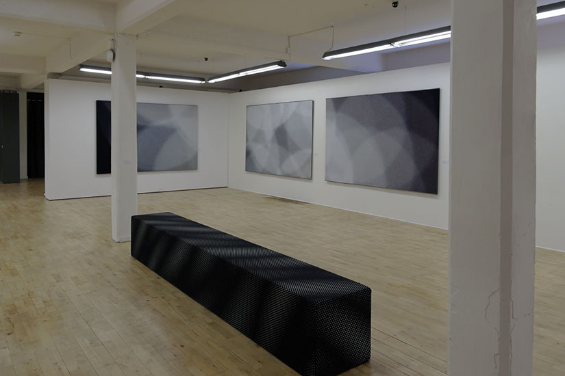 'Out of pixels' Nordic Textile Award 2017 exhibition view from Abecita artmuseum in Boraas Sweden