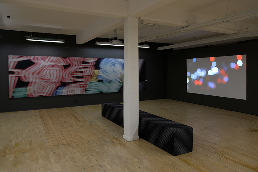 'Out of pixels' Nordic Textile Award 2017 exhibition view from Abecita artmuseum in Boraas Sweden