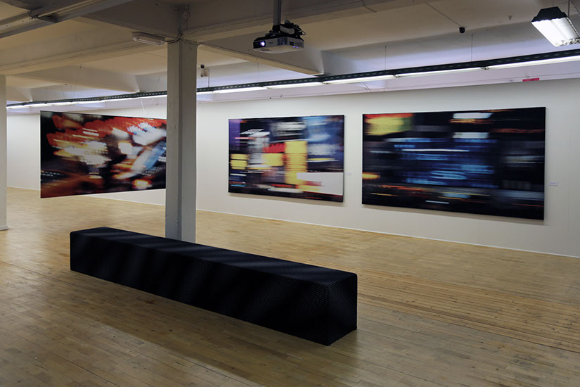 'Out of pixels' Nordic Textile Award 2017 exhibition view from Abecita artmuseum in Boraas Sweden