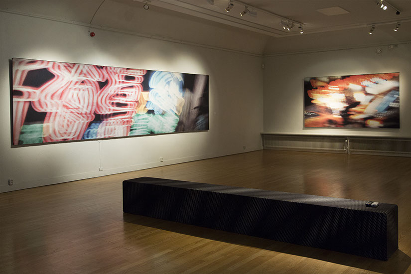 'Out of pixels' Nordic Textile Award 2017 exhibition view from Abecita artmuseum in Boraas Sweden